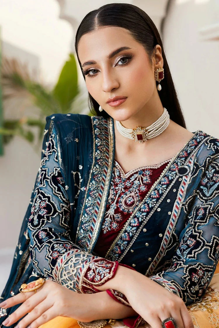 Picture of Zebtan - Andaz E Makhmal Wedding Collection - ZAM-08 - Unstitched - Available at Raja Sahib