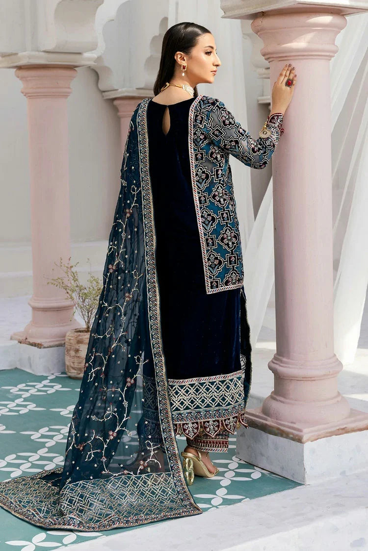 Picture of Zebtan - Andaz E Makhmal Wedding Collection - ZAM-08 - Unstitched - Available at Raja Sahib