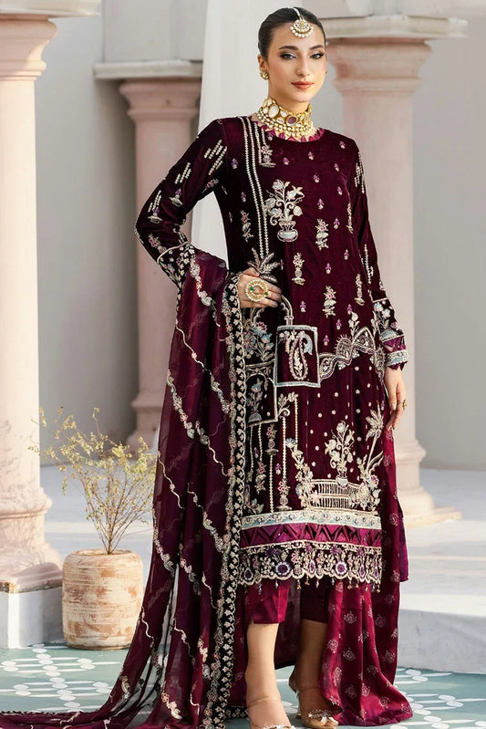 Zebtan - Andaz E Makhmal Wedding Collection - ZAM-09 - Unstitched