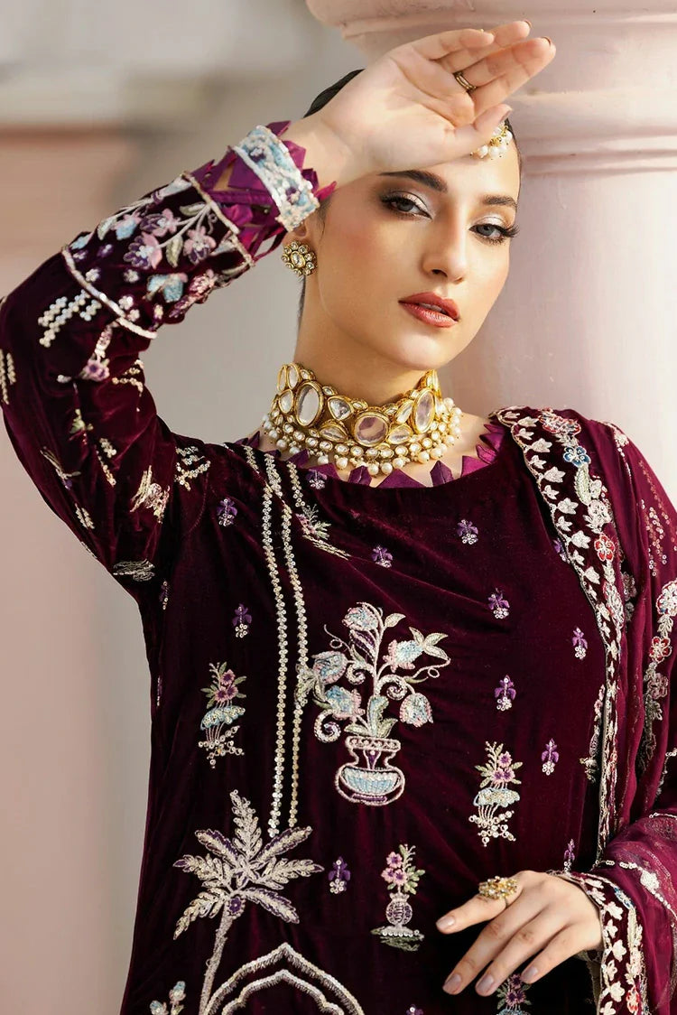 Picture of Zebtan - Andaz E Makhmal Wedding Collection - ZAM-09 - Unstitched - Available at Raja Sahib