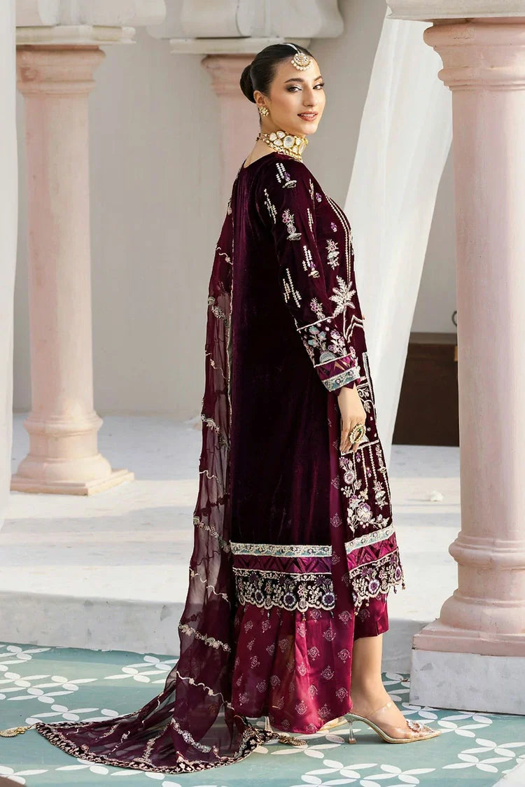 Picture of Zebtan - Andaz E Makhmal Wedding Collection - ZAM-09 - Unstitched - Available at Raja Sahib