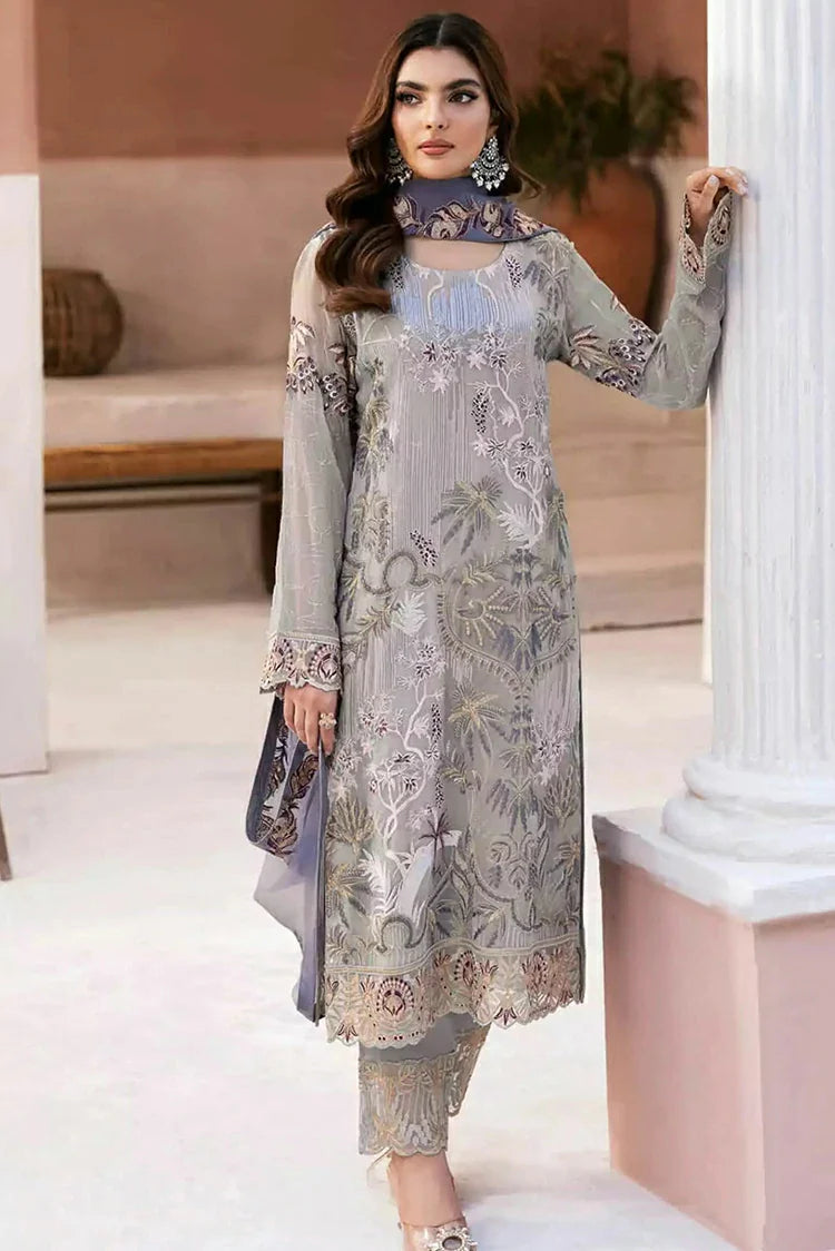 Picture of Ramsha - Arzoo Luxury Chiffon Collection Vol 1 - U-102 - Unstitched - Available at Raja Sahib