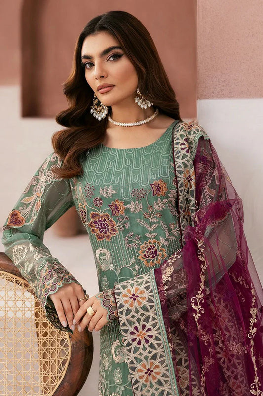 Picture of Ramsha - Arzoo Luxury Chiffon Collection Vol 1 - U-103 - Unstitched - Available at Raja Sahib