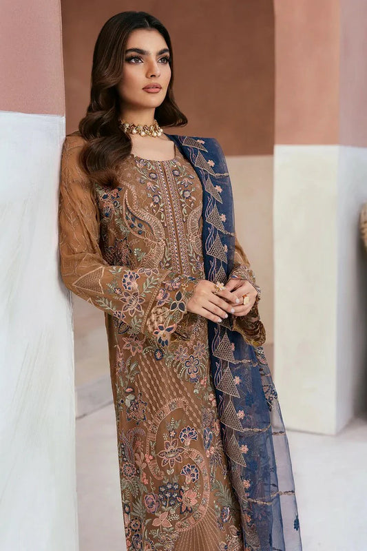 Picture of Ramsha - Arzoo Luxury Chiffon Collection Vol 1 - U-110 - Unstitched - Available at Raja Sahib