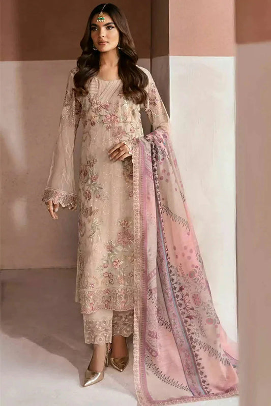 Picture of Ramsha - Arzoo Luxury Chiffon Collection Vol 1 - U-111 - Unstitched - Available at Raja Sahib