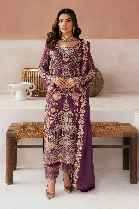 Picture of Ramsha - Arzoo Luxury Chiffon Collection Vol 1 - U-112 - Unstitched - Available at Raja Sahib