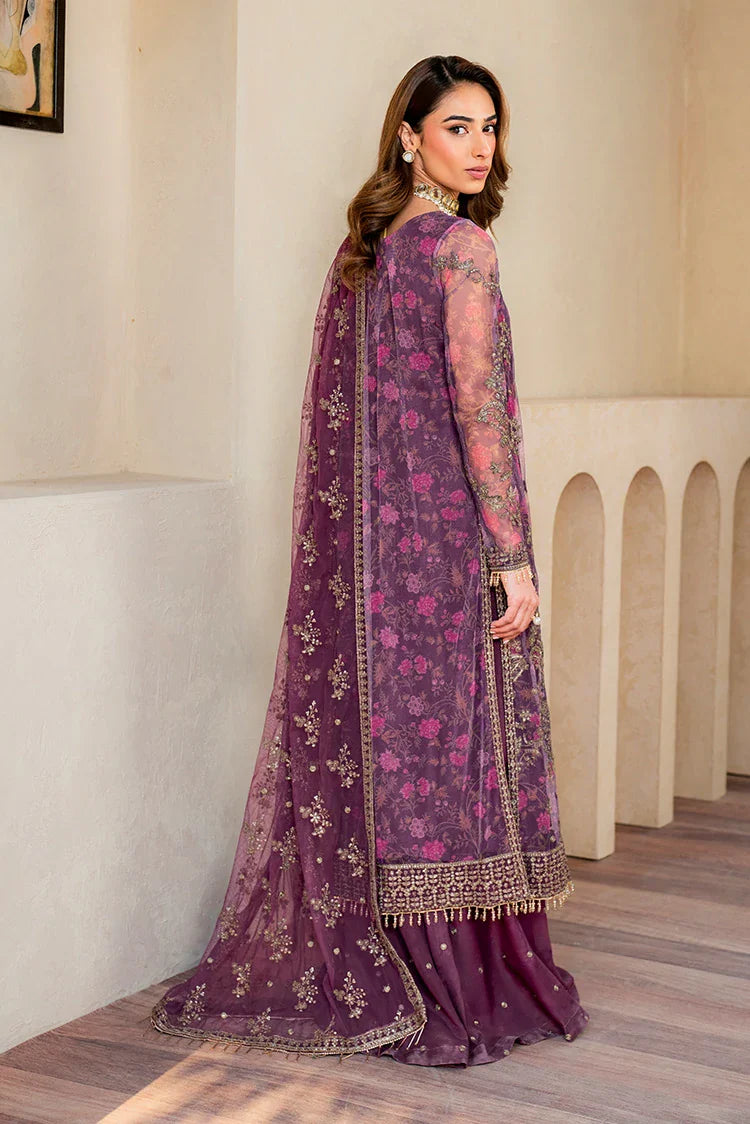 Picture of Zarif - Iris Printed & Embroidered Edit - ZRI 04 SALVIA - Unstitched - Available at Raja Sahib