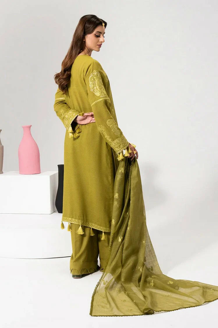 Picture of Saad Shaikh - Luminaa Karandi Collection - 04 Sorbet - Unstitched - Available at Raja Sahib