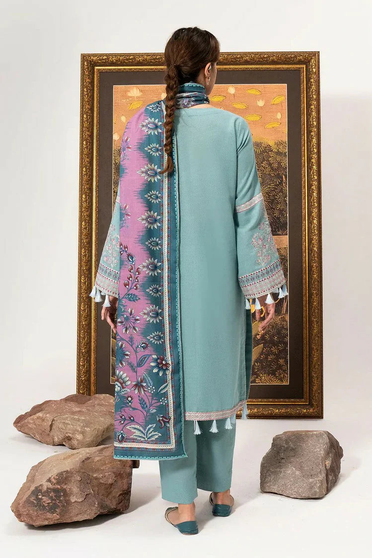 Picture of Saad Shaikh - Luminaa Karandi Collection - 06 Frosted - Unstitched - Available at Raja Sahib