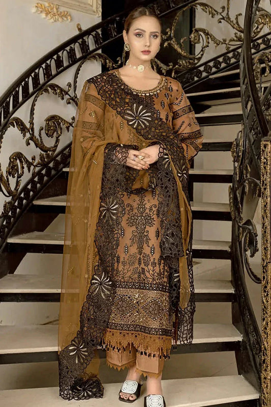 Picture of Janique - Luxury Khaadi Collection Vol 5 - 06 Bronze - Unstitched - Available at Raja Sahib