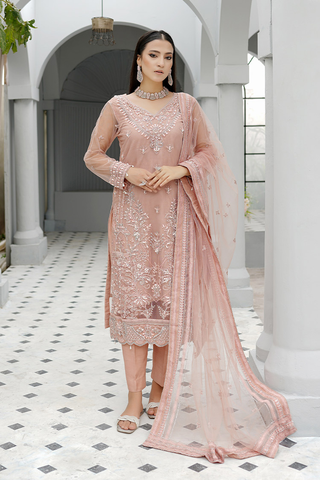 Picture of Layout - Elegance Unstitched Embroidered Collection - Aurelie - Available at Raja Sahib