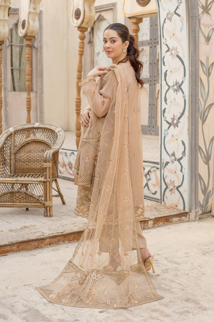 Picture of Arwa Zahra - Mehmal Embroidered Collection - AZ006 - Unstitched - Available at Raja Sahib