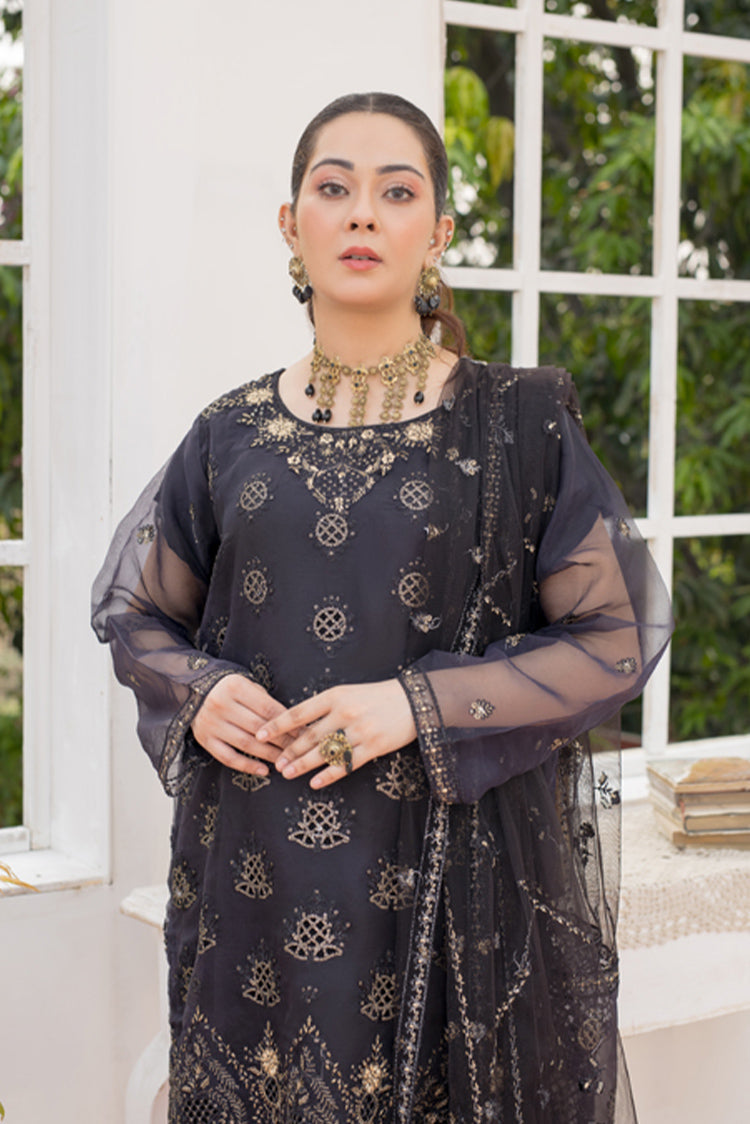 Picture of Arwa Zahra - Mehmal Embroidered Collection - AZ009 - Unstitched - Available at Raja Sahib