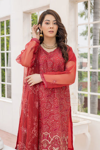 Picture of Arwa Zahra - Mehmal Embroidered Collection - AZ010 - Unstitched - Available at Raja Sahib