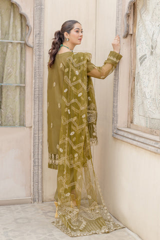 Picture of Arwa Zahra - Mehmal Embroidered Collection - AZ015 - Unstitched - Available at Raja Sahib