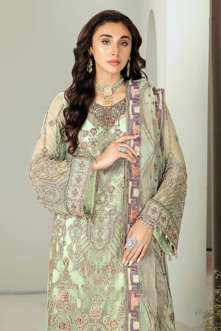 Picture of Adan's Libas - Alyana Semi Formals Chiffon Collection - 4006 - Available at Raja Sahib