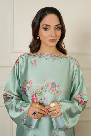 Picture of Amber Imran - Silk Formals RTW Collection - Aura - Available at Raja Sahib