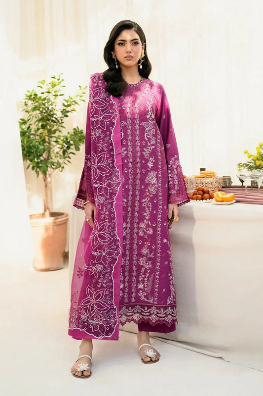 Zarif - Lamhay Luxury Eid Lawn Collection - UNST-LMLW -01 ALOHA - Unstitched