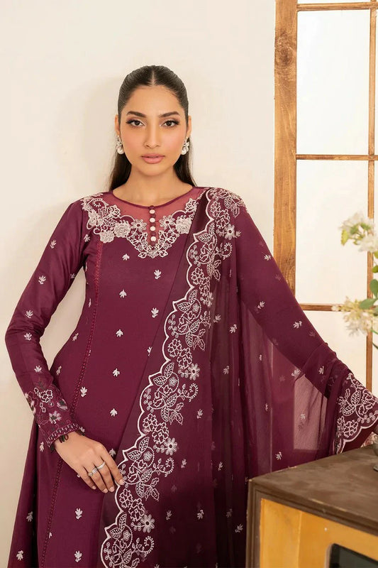 Zarif - Lamhay Luxury Eid Lawn Collection - UNST-LMLW -08 TEHMEEN - Unstitched