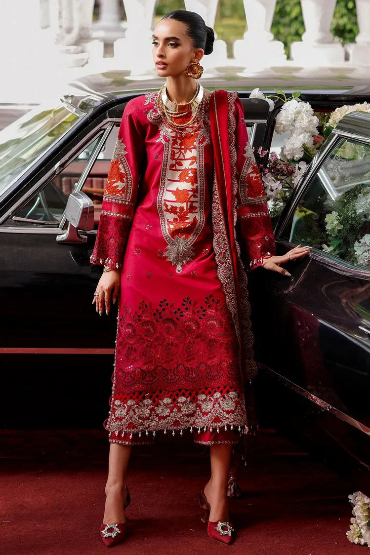 Picture of Charizma - Tabeer Premium Schiffli Lawn Collection Vol 2 - CT5-12 - Unstitched - Available at Raja Sahib