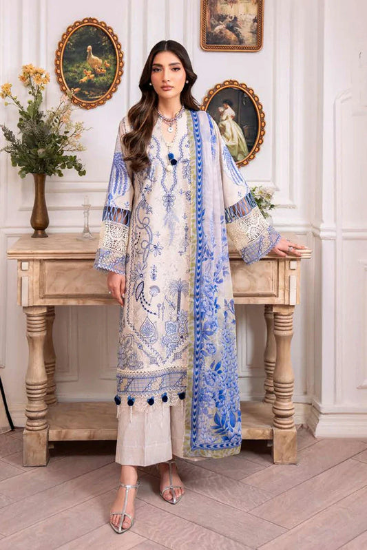 Picture of Roheenaz - Aezel Fall Embroidered Cambric Collection - 3A Eleen - Unstitched - Available at Raja Sahib