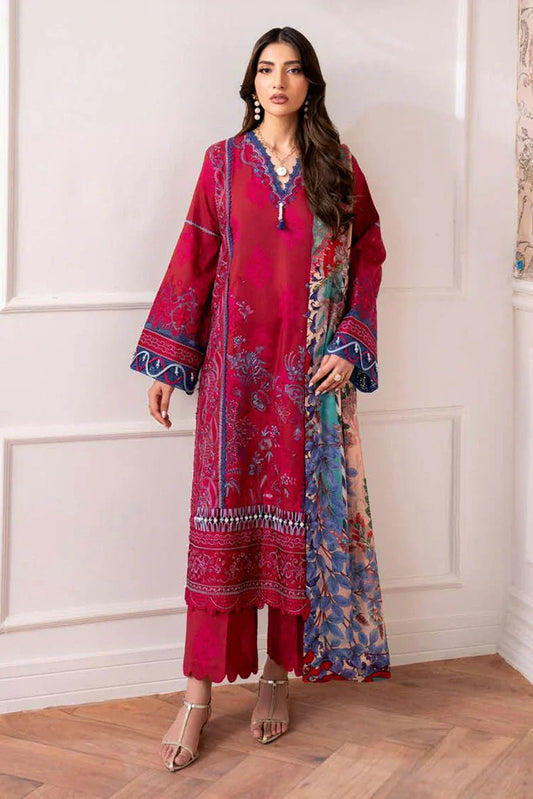 Picture of Roheenaz - Aezel Fall Embroidered Cambric Collection - 5B Oriva - Unstitched - Available at Raja Sahib