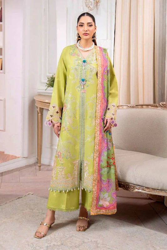 Picture of Roheenaz - Aezel Fall Embroidered Cambric Collection - 8A Arven - Unstitched - Available at Raja Sahib