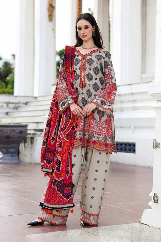 Picture of Charizma - Aniiq Embroidered Printed Linen Collection Vol 1 - ANW6-01 - Unstitched - Available at Raja Sahib