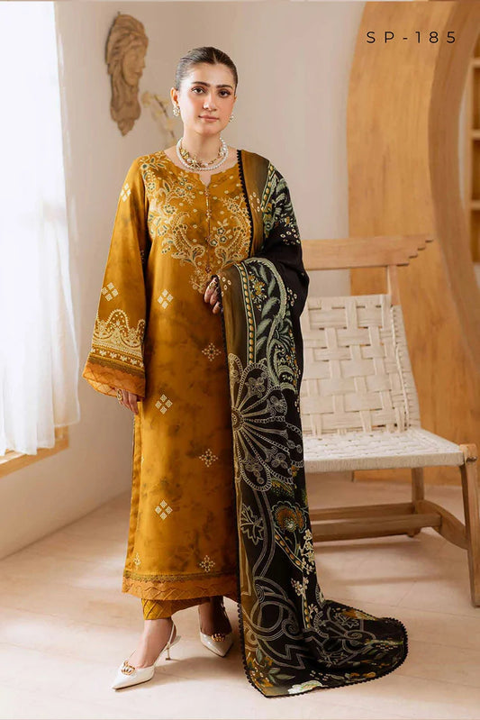 Picture of Nureh - Signature Prints Printed Marina Collecton Vol 3 - SP-185 - Unstitched - Available at Raja Sahib