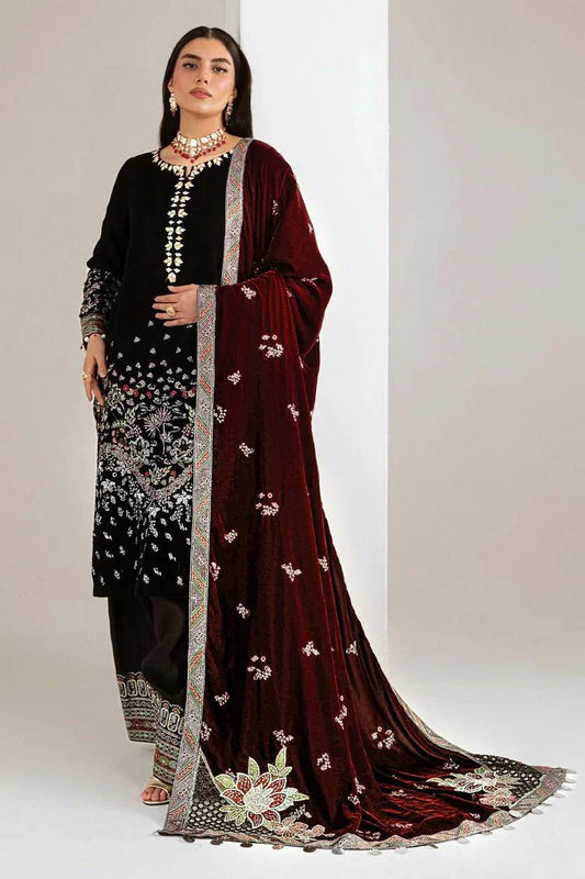 Picture of Nureh - Maya Embroidered Velvet Collection Vol 2 - NW-113 - Unstitched - Available at Raja Sahib
