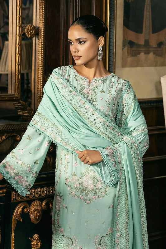 Picture of Elaf - Luxury Winter Collection - EWK-5B FLORAZURE - Unstitched - Available at Raja Sahib