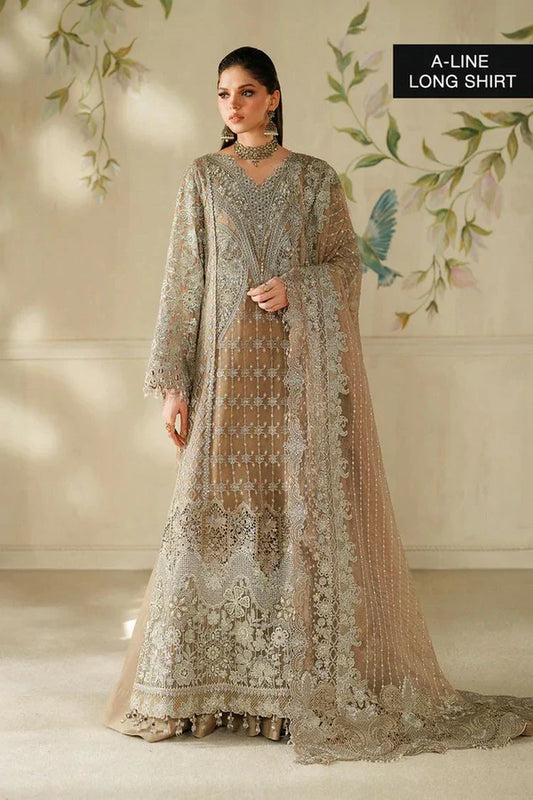 Picture of Baroque - Chantelle Embroidered Chiffon Collection Vol 14 - EC-08 - Unstitched - Available at Raja Sahib