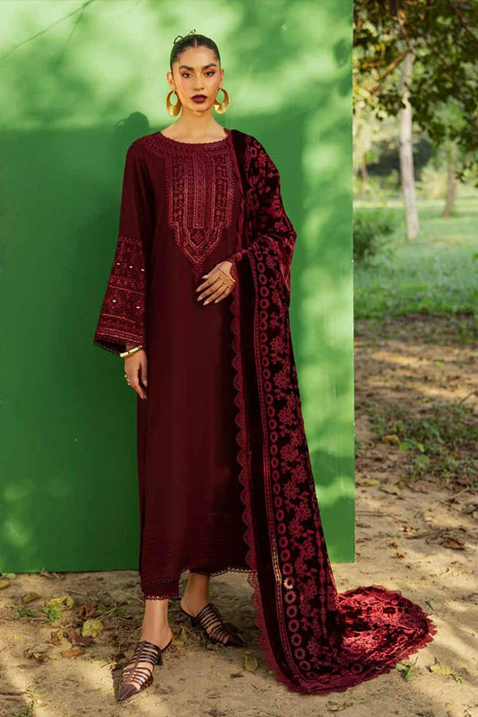 Picture of Nureh - Exclusive Luxury Unstitched Peach Leather Collection Vol 2 - NE-189 - Unstitched - Available at Raja Sahib