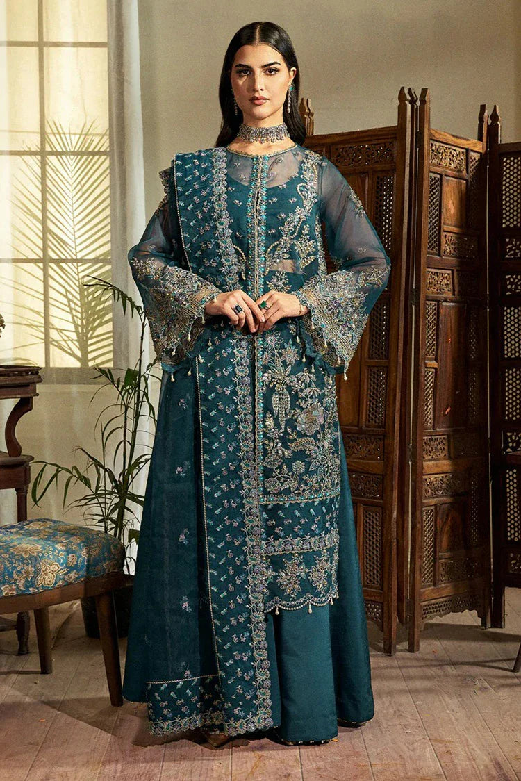 Picture of Fabiha Fatima - Mehar O Maah Luxury Festive Collection - 03 BLOOM - Unstitched - Available at Raja Sahib