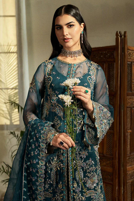 Picture of Fabiha Fatima - Mehar O Maah Luxury Festive Collection - 03 BLOOM - Unstitched - Available at Raja Sahib