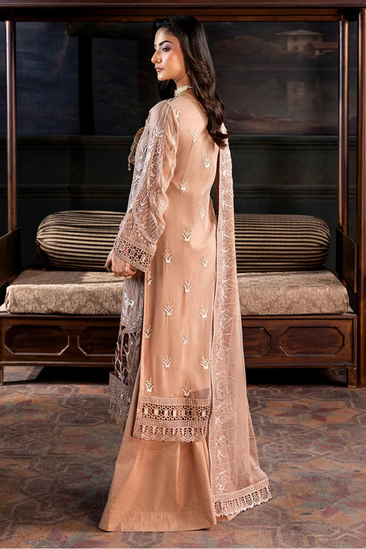 Aura by Zebtan Embroidered Chiffon Suits Unstitched 3 Piece ZB25AF AR-04 - Festive Collection main image 1