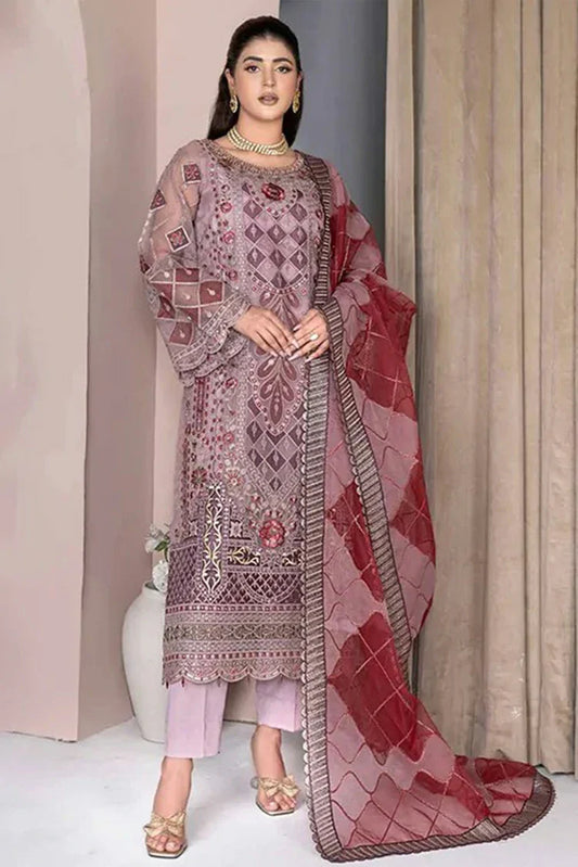 Picture of Janique - JJ Embellish Luxury Collection Vol 10 - Design 07 - Unstitched - Available at Raja Sahib