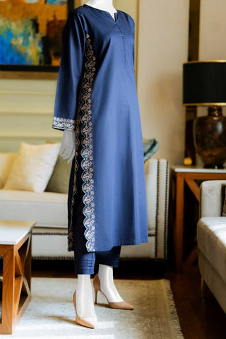 Picture of Summer '24 - Blue Embroidered Suit - Available at Raja Sahib