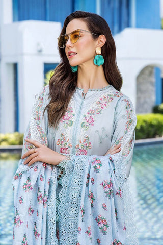 Adan's Blossom Unstitched Lawn Collection - 7506