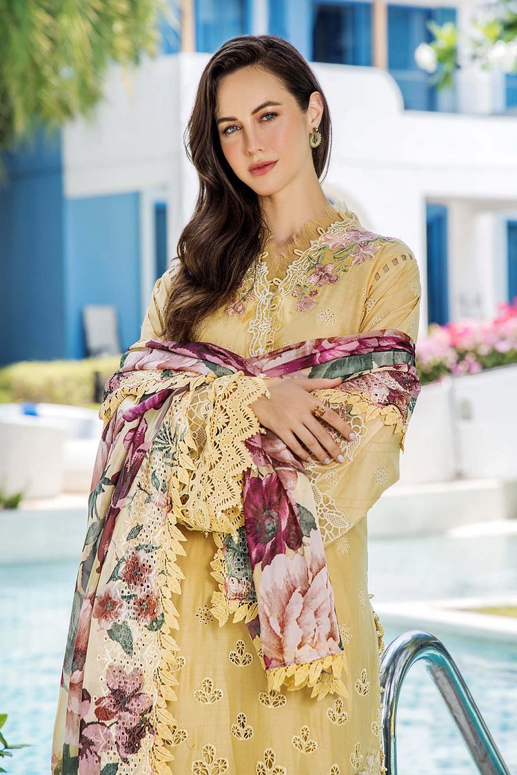 Picture of Adans Libas - Adan's Blossom Unstitched Lawn Collection - 7507 - Available at Raja Sahib