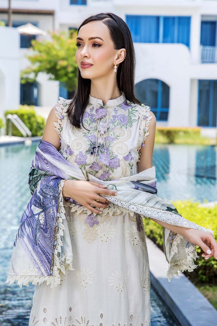 Picture of Adans Libas - Adan's Blossom Unstitched Lawn Collection - 7508 - Available at Raja Sahib