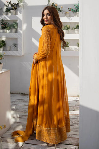 Picture of Manahils - Safiyya RTW Collection - Copper Orange-106 - Available at Raja Sahib