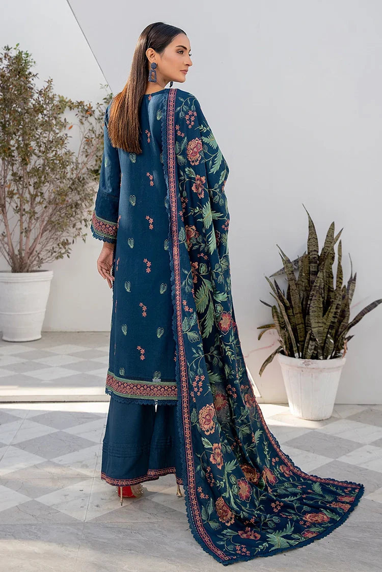 Picture of Threads & Weaves - Dhanak 3 PC Embroidered Collection - D23101 - Available at Raja Sahib