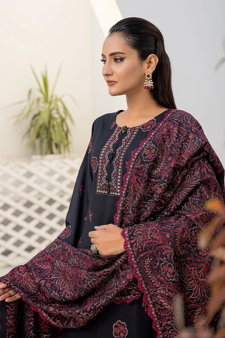 Picture of Threads & Weaves - Dhanak 3 PC Embroidered Collection - D23105 - Available at Raja Sahib