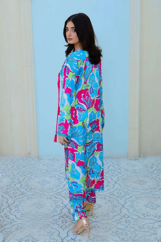 Picture of Maherposh - Dastak 2 PC Floral Printed RTW Collection - DAS-0013 - Available at Raja Sahib