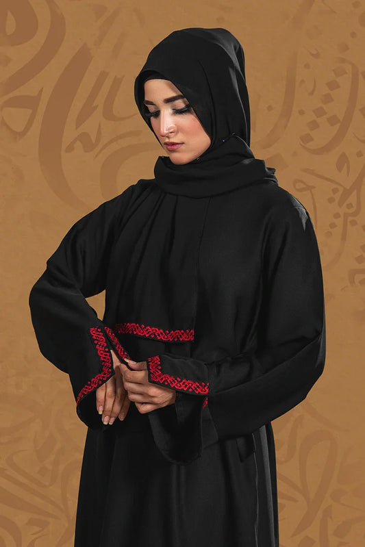 Picture of Malbus - Siyah - Abaya - Dilpazeer - Available at Raja Sahib