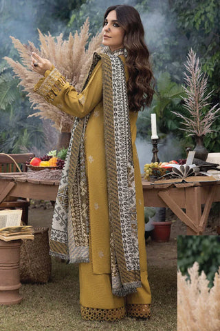 Picture of Humdum - Denara Woolen Shawl & Embroidered Edition - D06 - Available at Raja Sahib