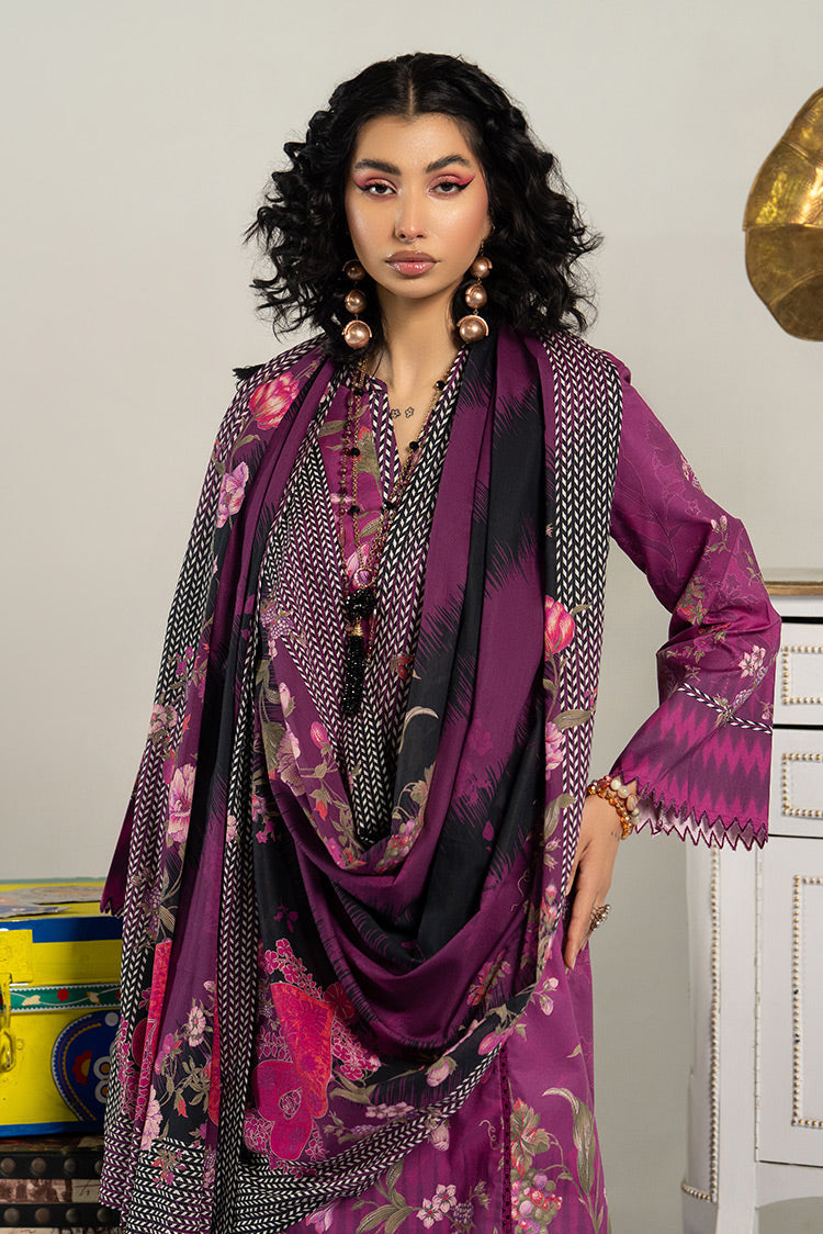 Picture of Ellena - 3-PC Unstitched Digital Printed Lawn Suit - Available at Raja Sahib