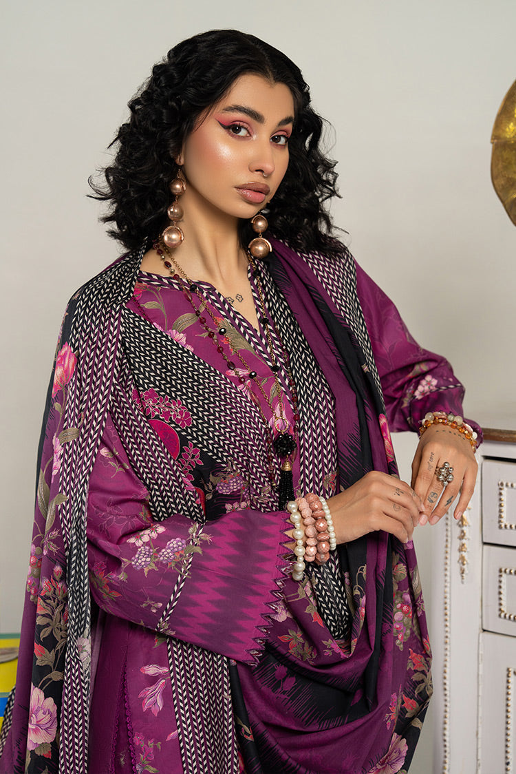 Picture of Ellena - 3-PC Unstitched Digital Printed Lawn Suit - Available at Raja Sahib