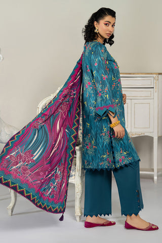 Picture of Ellena - 3-PC Unstitched Digital Printed Lawn Suit - Available at Raja Sahib